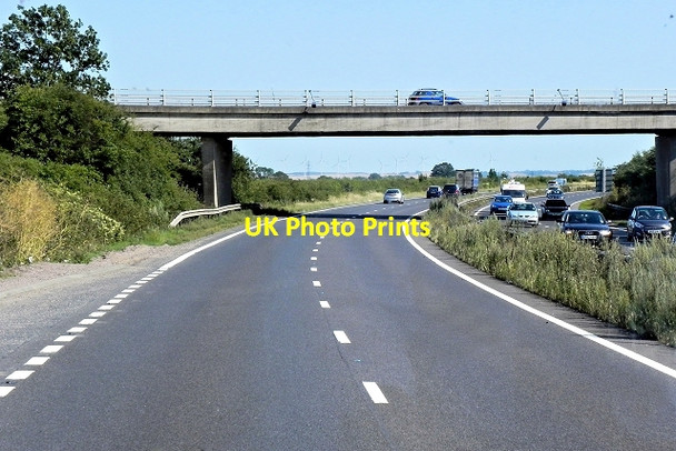 Photo 6"x4" A14, Horningsea Road Bridge Fen Ditton c2013