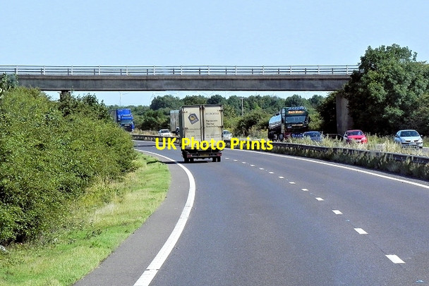 Photo 6"x4" Eastbound A14, Lower Fen Drove Way Bridge Teversham c2013