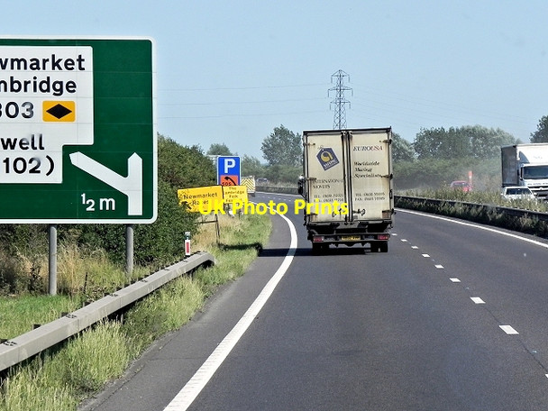Photo 6"x4" Eastbound A14, Cambridge Bypass Teversham c2013