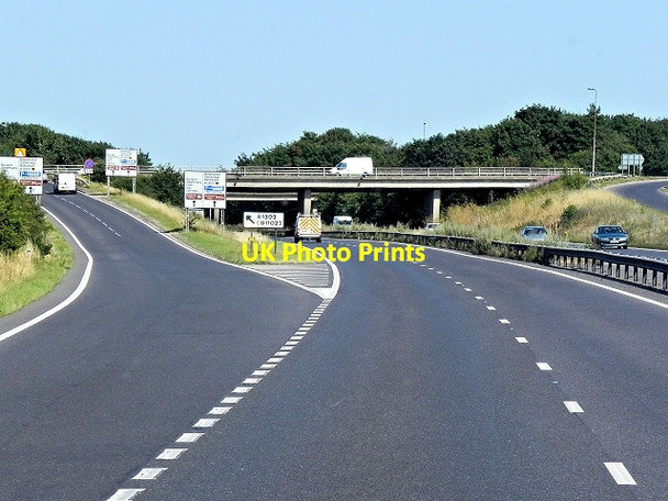 Photo 6"x4" Quy Junction, Eastbound A14 Stow cum Quy c2013