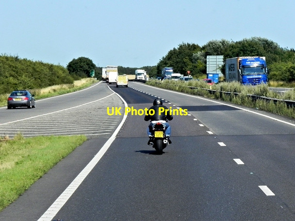 Photo 6"x4" A14, East of Quy Junction Stow cum Quy c2013