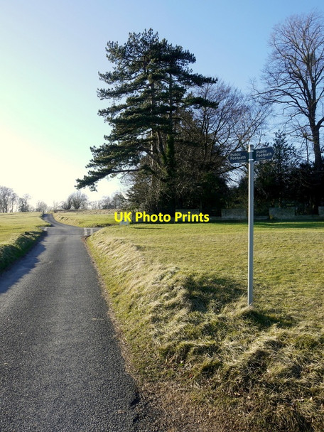 Photo 6"x4" Road over Painswick ridge Painswick c2014