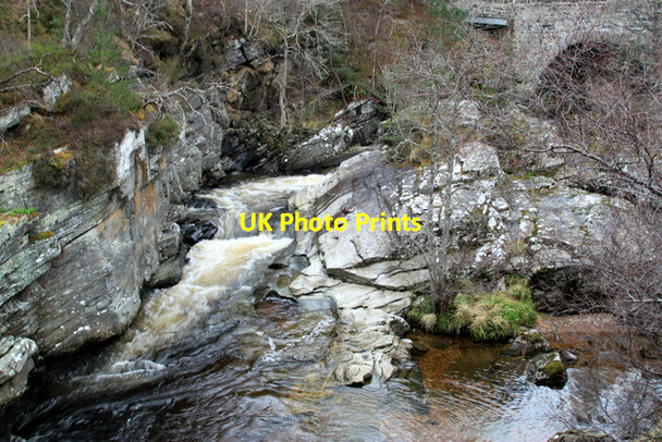 Photo 6"x4" River Tromie Drumguish\/NN7999 c2014