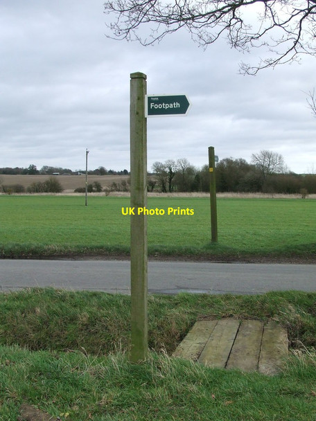 Photo 6"x4" Footpath Crossing Fingal Street c2014