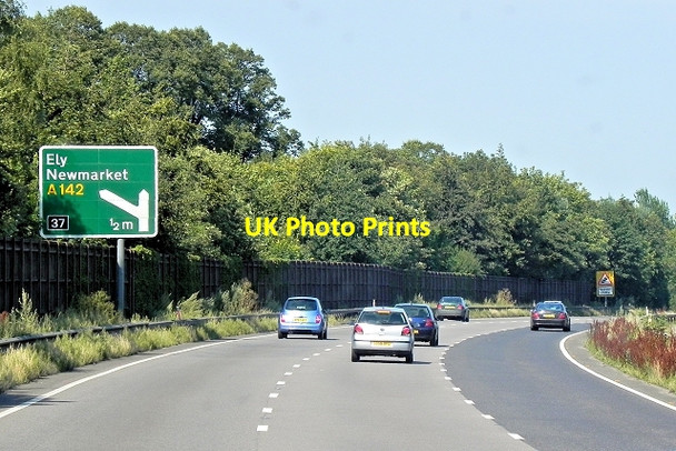 Photo 6"x4" A14, Newmarket Bypass (Eastbound) Newmarket\/TL6463 c2013