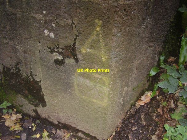 Photo 6"x4" OS Bench Mark Sandy Gate\/SX9691 c2013