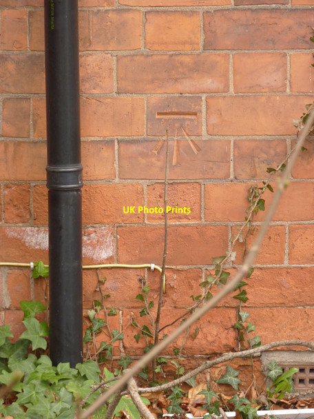 Photo 6"x4" Bench mark on Paton Cottage Beeston\/SK5236 c2014