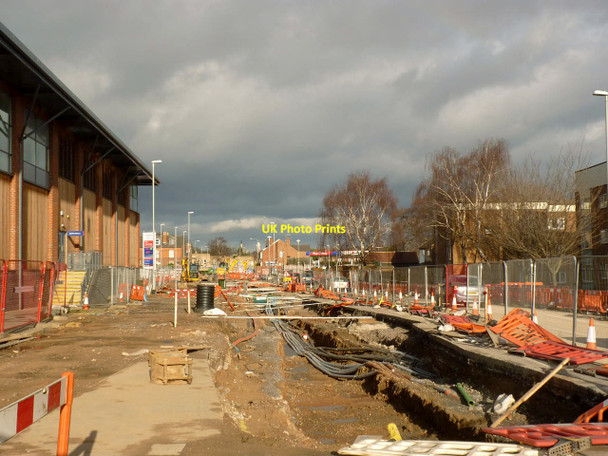 Photo 6"x4" Middle Street outside Tesco Beeston\/SK5236 c2014