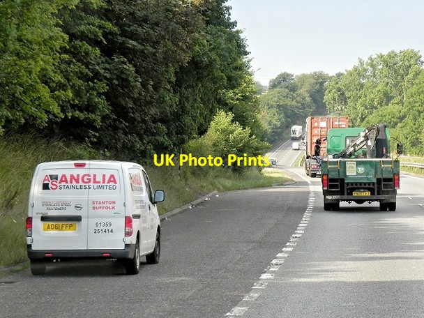 Photo 6"x4" Layby on the A12 near Capel St Mary Capel St Mary c2013