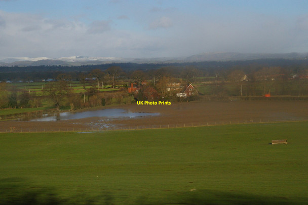 Photo 6"x4" Trewern: houses on Heldre Lane, from the railway Cefn\/SJ2610 c2014