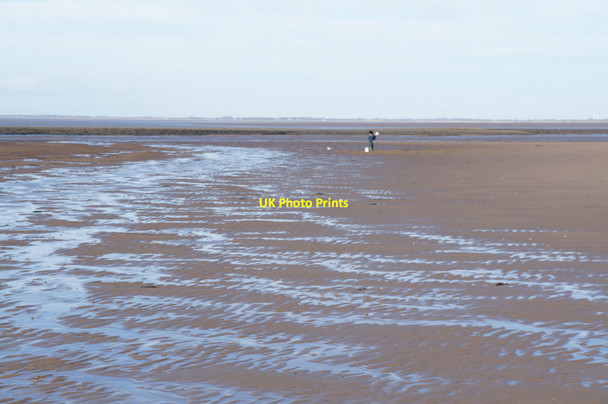 Photo 6"x4" The beach near Greedy Gut, Spurn Point Kilnsea c2014