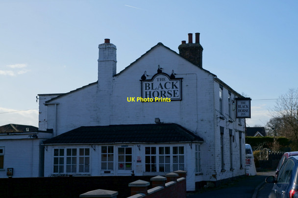 Photo 6"x4" The Black Horse Inn, Ludford Ludford\/TF1989 c2014