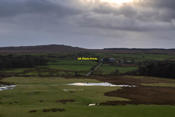 Photo 6"x4" Sheep pasture and floodwater Spittal\/NX3657 c2014