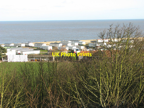 Photo 6"x4" Caravan park at Lowestoft Denes Lowestoft c2014
