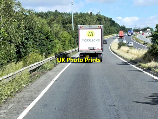 Photo 6"x4" Joining the A14 at the Copdock Interchange Washbrook\/TM1142 c2013