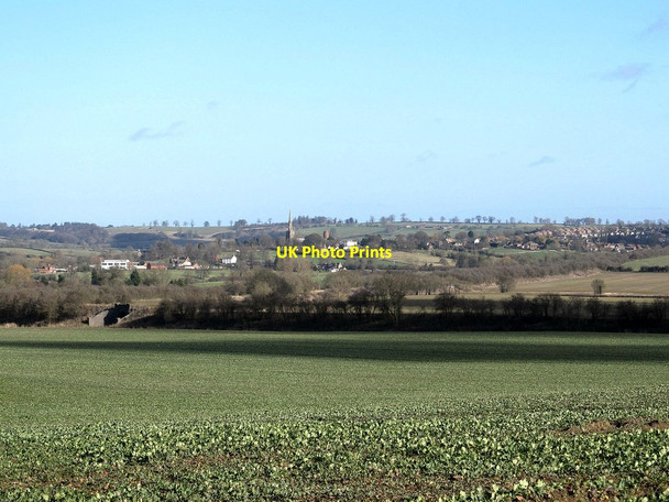 Photo 6"x4" Flecknoe Farmland Detail Nethercote\/SP5164 c2014