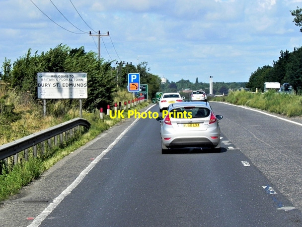 Photo 6"x4" A14, Bury St Edmunds Bury St Edmunds c2013