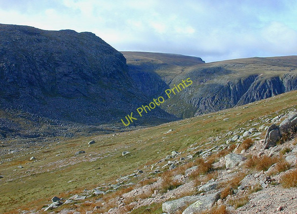 Photo 6"x4" Western slopes of Beinn Mheadhoin Carn Etchachan c2002