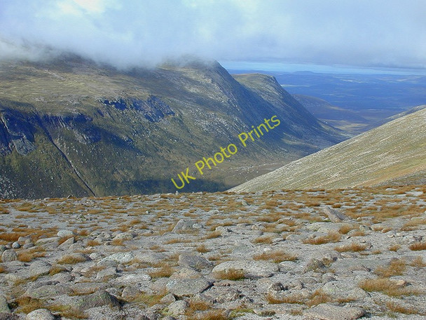 Photo 6"x4" View north from Beinn Mheadhoin Beinn Mheadhoin\/NJ0201 c2002