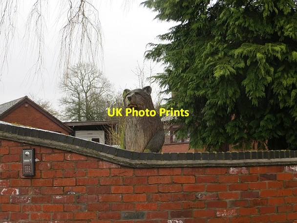 Photo 6"x4" Chainsaw sculpture Holme Marsh c2014