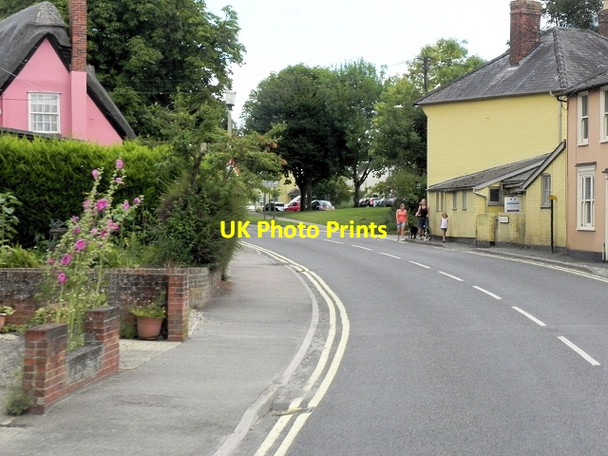Photo 6"x4" Cavendish, Melford Road Cavendish c2013