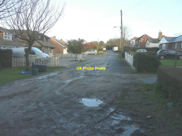 Photo 6"x4" Looking east-northeast along Moorland Road Halfway Street c2014