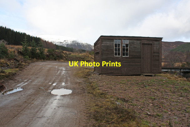 Photo 6"x4" Fishing hut by the River Averon Cnoc na Sr\u00f2ine\/NH5775 c2014