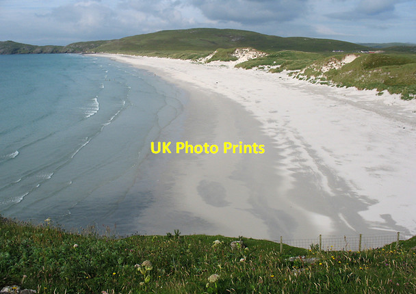 Photo 6"x4" Traigh Eais from Scalavaslain Cliaid c2006