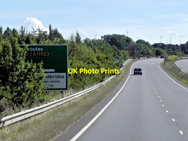 Photo 6"x4" A12 North of Martlesham Woodbridge\/TM2649 c2013