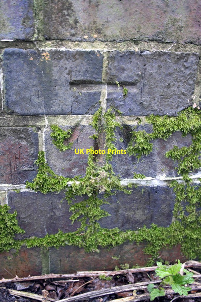 Photo 6"x4" Benchmark on abutment wall of railway bridge Kennington\/SP5202 c2014