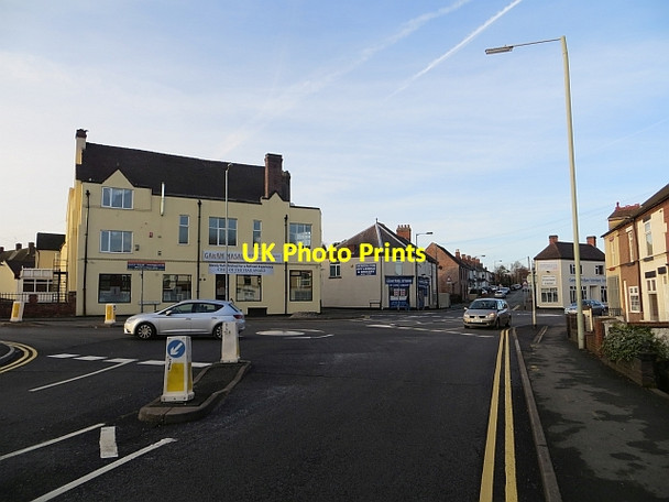 Photo 6"x4" Five road junction, Cannock Cannock c2014