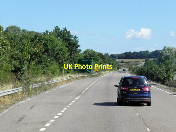 Photo 6"x4" Northbound A12 near Wickham Market Wickham Market c2013
