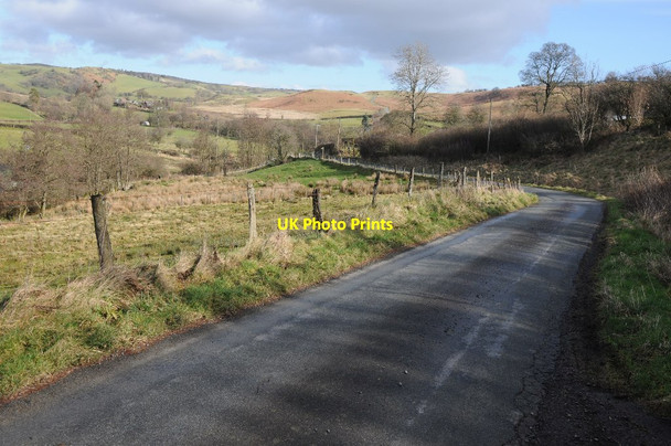 Photo 6"x4" Country road passing Doyfelen Dolau\/SO1467 c2014