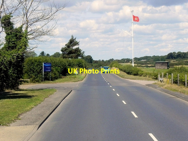 Photo 6"x4" Saxmundham Road passing the Golf Club Aldeburgh c2013