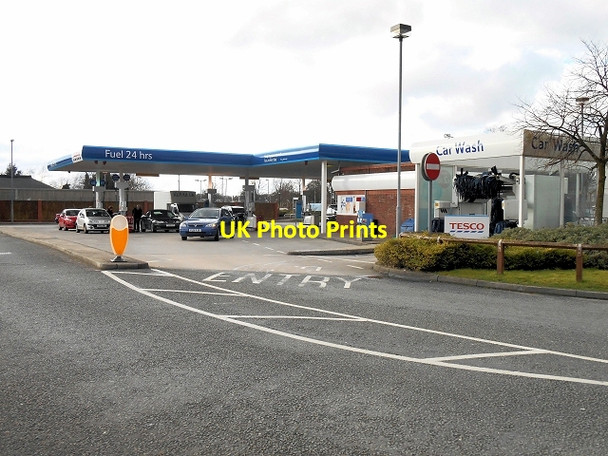 Photo 6"x4" Fuel Forecourt, Prestwich Tesco Prestwich c2014