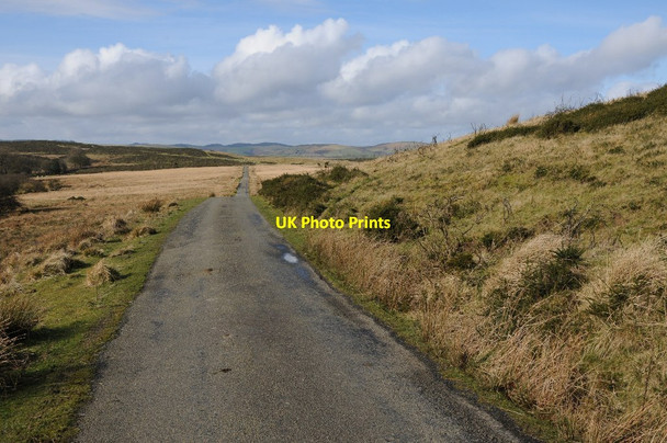 Photo 6"x4" Upland road crossing Maelienydd Dolau\/SO1467 c2014