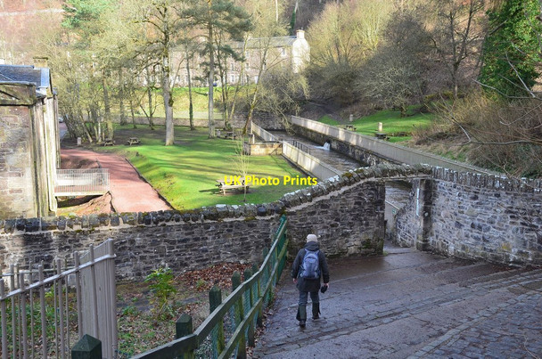 Photo 6"x4" Approaching New Lanark Lanark c2014