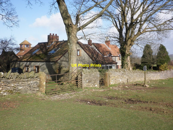 Photo 6"x4" Houses at Hill Farm Cross\/ST4154 c2014