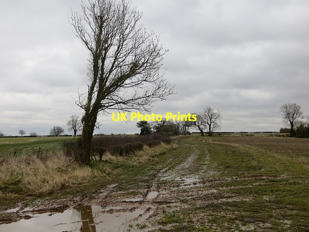 Photo 6"x4" Wet field near Clive Clive\/SJ5124 c2014