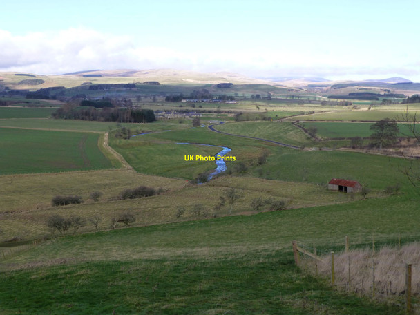 Photo 6"x4" Fine view over Wreigh Burn High Trewhitt\/NU0005 c2014