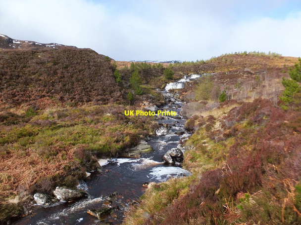 Photo 6"x4" Falls on Allt Gleann Sgathaich Bottacks c2014