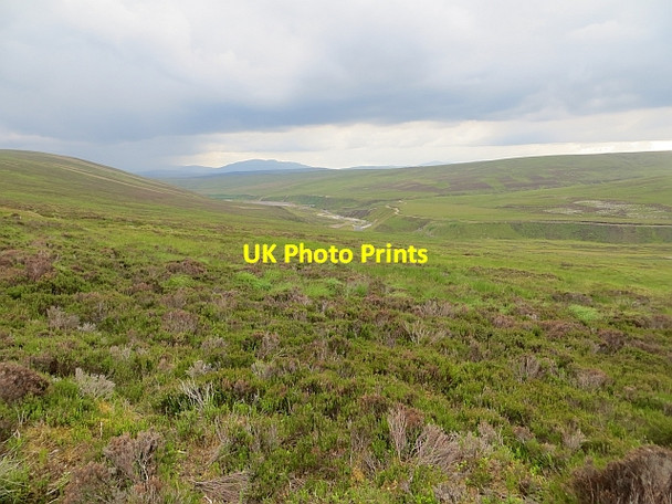 Photo 6"x4" Moorland, Glen Bruar Meall Tionail\/NN8373 c2013