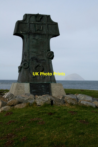 Photo 6"x4" The Varyag monument near Lendalfoot Lendalfoot c2014