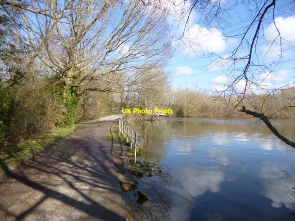 Photo 6"x4" Testwood, road bridge Totton c2014