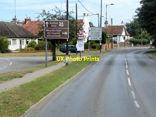 Photo 6"x4" Melton, Woods Lane Woodbridge\/TM2649 c2013