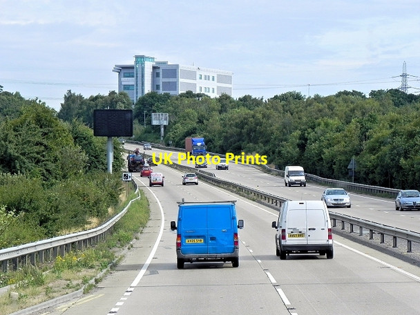 Photo 6"x4" Northbound A14 near Whitton White House\/TM1346 c2013