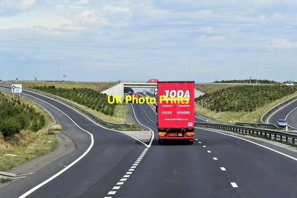 Photo 6"x4" Westbound A14 at Tot Hill Junction Stowmarket c2013