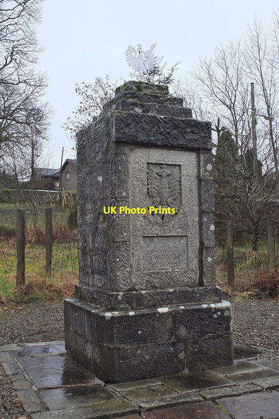 Photo 6"x4" Polish memorial plaque, Douglas (2) Douglas\/NS8330 c2014