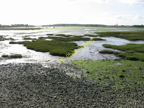 Photo 6"x4" Looking SSW along Fishbourne Channel at low tide Apuldram c2008