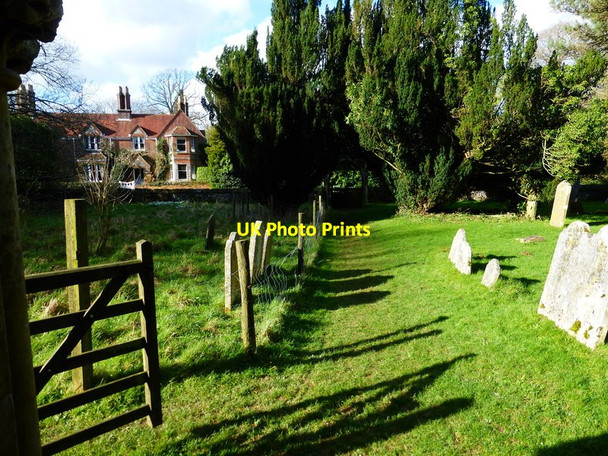 Photo 6"x4" Grass pathway to the road from Privett church Privett\/SU6726 c2014